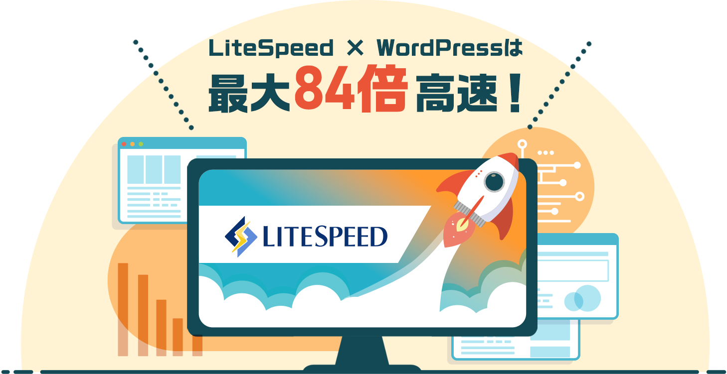 LiteSpeed × WordPressは最大84倍高速
